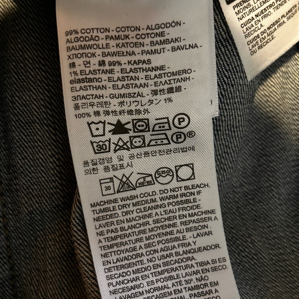 Levi's Dark Blue Denim Jacket - Picture 11 of 12